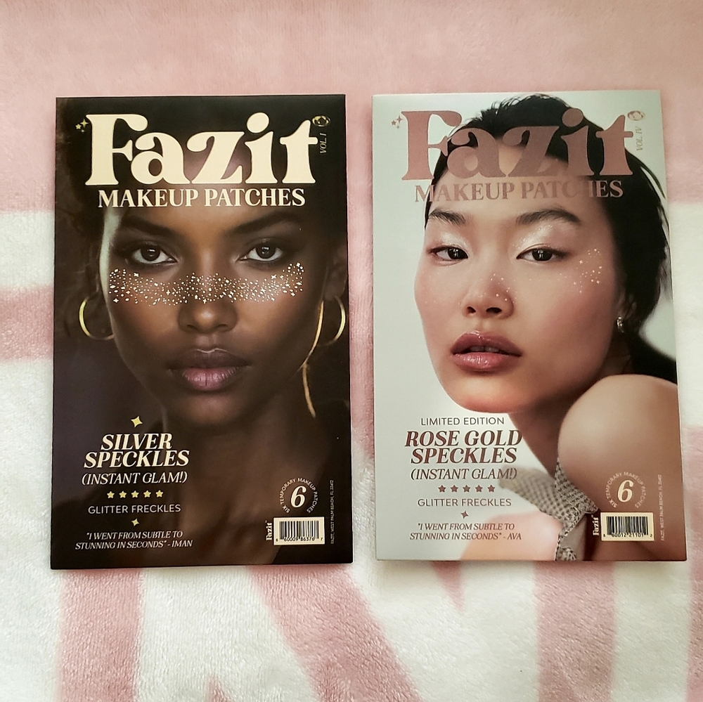 Fazit Makeup Patches - Silver and Rose Gold Speckles